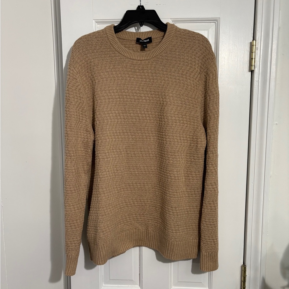 Express Men's Tan Sweater